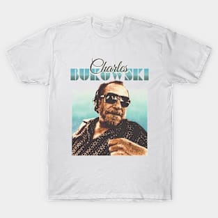 Charles Bukowski // Retro Style Design T-Shirt